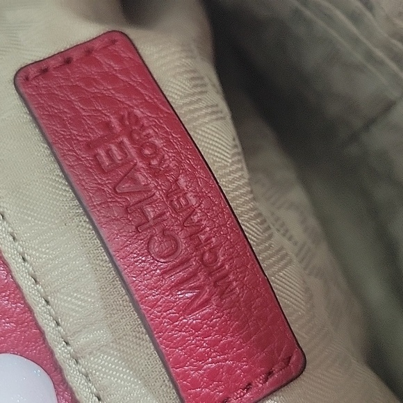MICHAEL Michael Kors Red Leather  Crossbody Bag - Picture 6 of 8